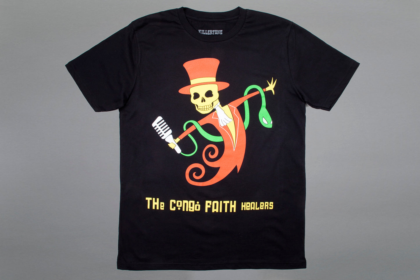 Black Congo Faith Healers Logo T Shirt