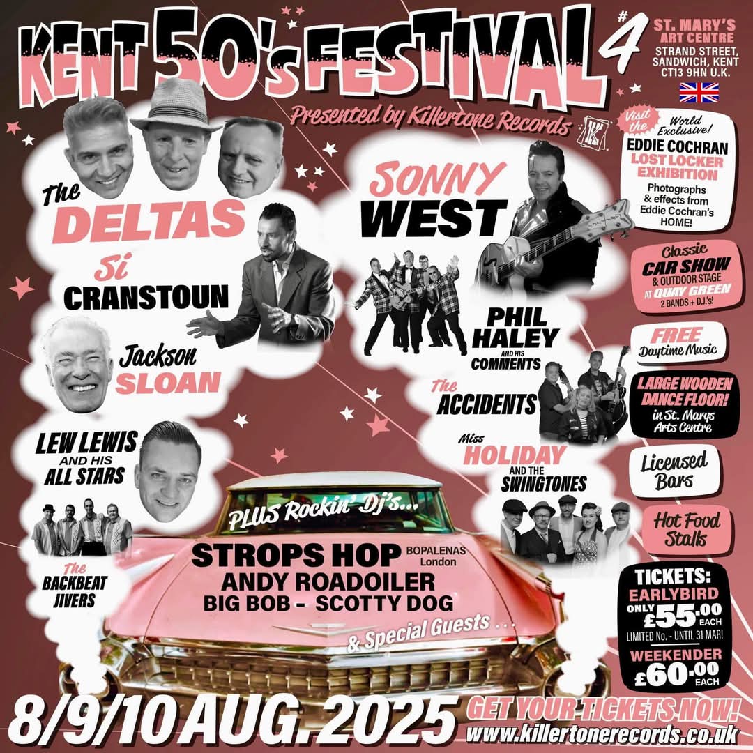 TICKETS.....2day Tickets for the Kent 50s Festival