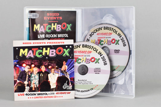 Matchbox - Live Rockin' Bristol 2018 - LIMITED EDITION - CD/DVD Set & Photobook